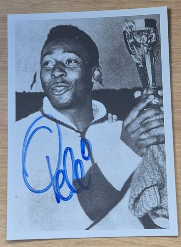 Pele original autograph - pele, signed