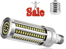 50W LED Corn Light Bulb 6000 Lumens Daylight White E27/E40 Base 400W Equivalent