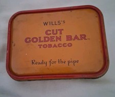 Wills's Cut Golden Bar, Pipe Tobacco Tin