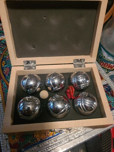 Ball metal mini bocce - ball,