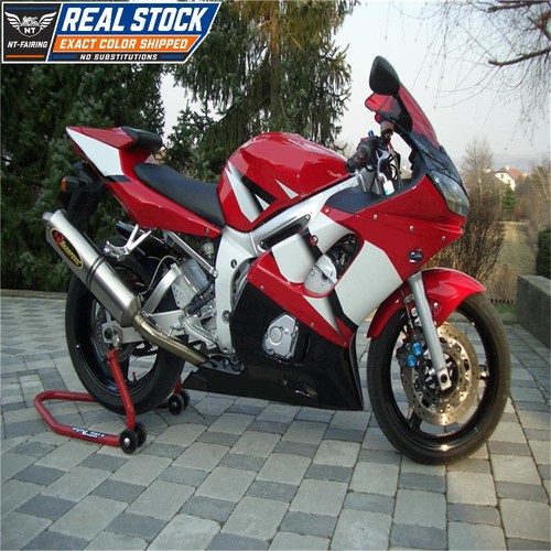 Black red white fairing - black,