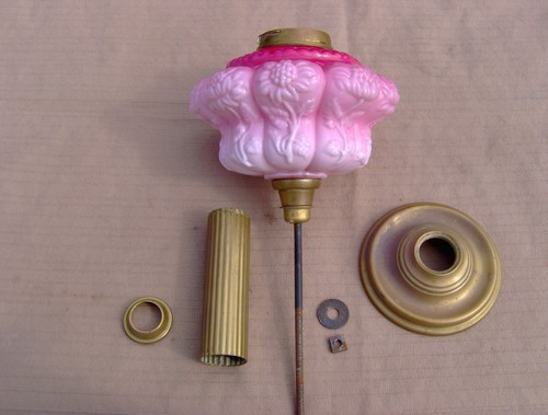 Victorian oil lamp - victorian,