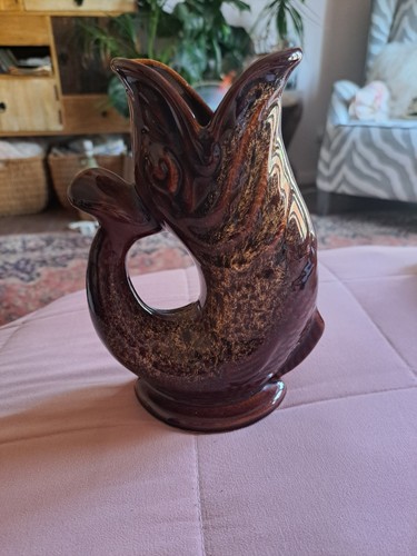 Fosters studio pottery brown - pottery,