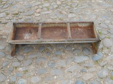  VINTAGE RUSTIC GALVANISED  TROUGH / GARDEN PLANTER 