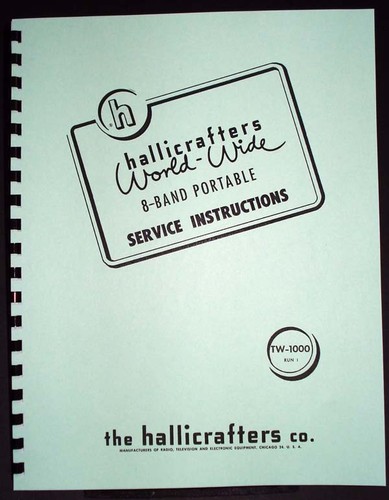 Hallicrafters 1000 band - tw-1000, 8-band