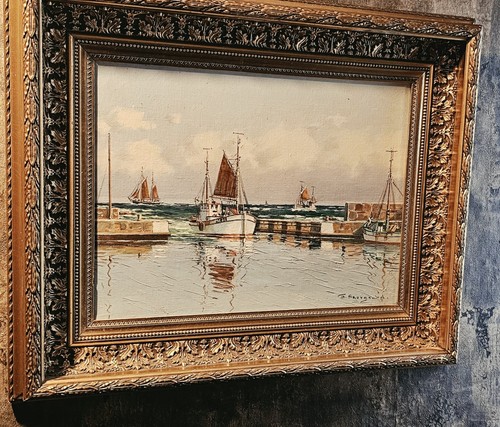 Signed oil painting thomas - oil,
