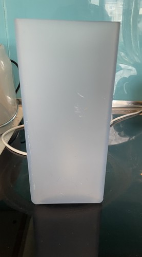 Blue glass lamp - blue,
