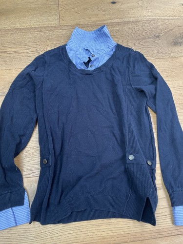 Next faux shirt jumper size - faux,