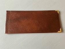MEN'S TAN LEATHER WALLET 9" x