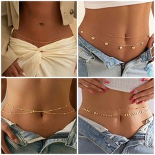 Gold waist belly - waist, chain