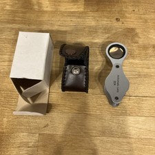 20x achromatic lens Magnifier vintage jeweller’s loupe with case 