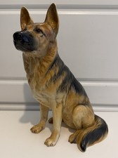Vintage Beswick Fireside Large Size Sitting German Shepherd 2410 / No Damage