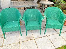lloyd loom chairs three in all, please see description.