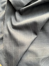 Worsted wool pinstripe suiting