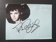 DAVID ESSEX signed page  from