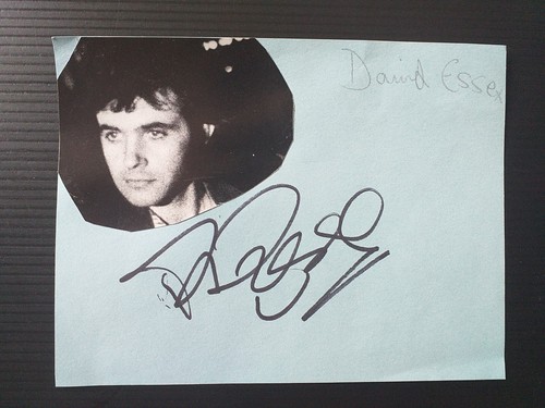 David essex signed page - page,