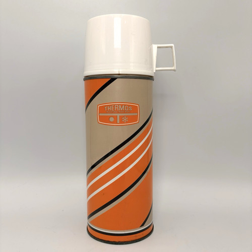Vintage thermos flask - vintage,