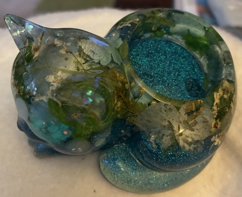 Handmade resin tea - tea, light