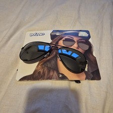 Black mirrored lens police