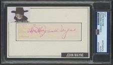 JOHN WAYNE vintage autograph