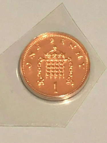 2007 penny crowned - 1p,