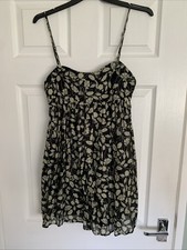 Zara black printed metallic