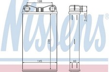 Nissens Heater for Audi RS4 BNS 4.2 Litre September 2006 to December 2008