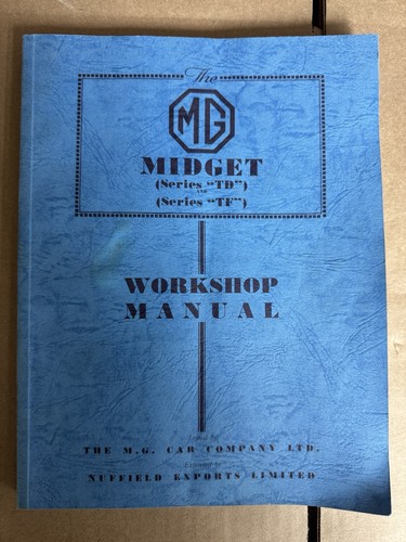 Factory shop manual - manual, td