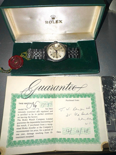 Vintage rolex datejust 1017 - rolex,