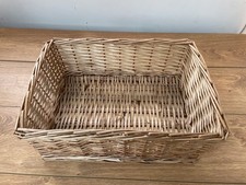 Wicker Hamper Basket Empty