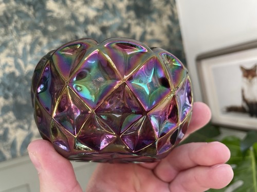 Carnival glass eda - carnival, amethyst
