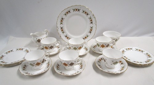 Colclough tea set bone - colclough,