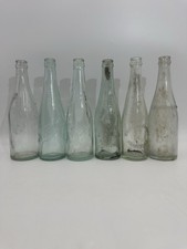 6 Round Bottom Glass Bottles
