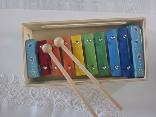 Wooden note rainbow toy - wooden,