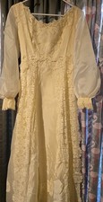 Vintage 1977 Bridal Dress