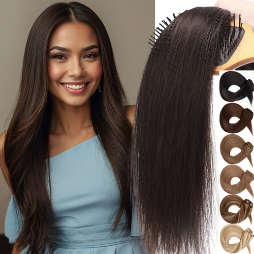 Thick double weft clip - clip, remy