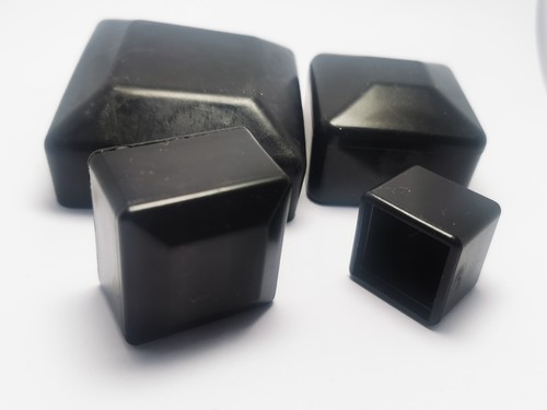 Square plastic black - square, blanking