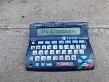 Seiko ER-3700 Oxford Crossword Solver/Thesaurus/Dictionary/FAULTY SCREEN NOTES