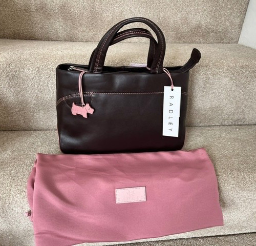Radley leather brown - hand, bag