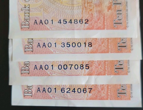 Aa01 first run - first, £10