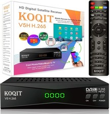 Koqit V5H H.265 Free To Air FTA Satellite Receiver DVB-S2 TV... 