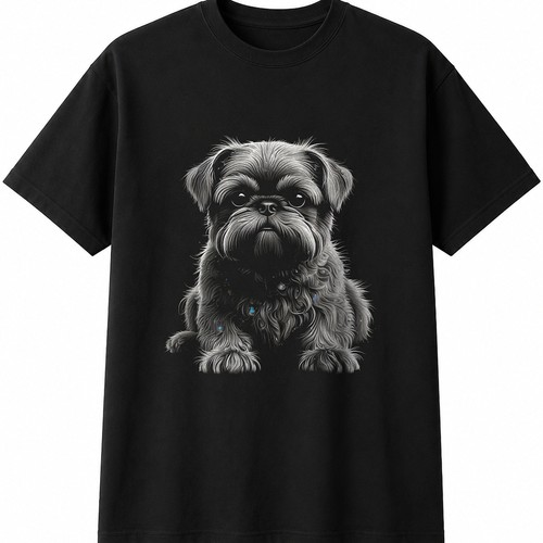 Brussels griffon glowing dog - brussels,