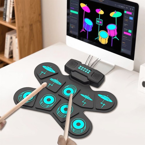 Roll electronic drum - roll-up,