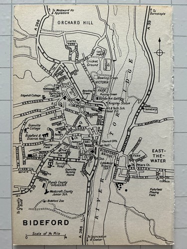 Bideford 1972 vintage street - vintage,