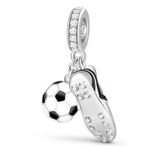 Football Ball & Boots Charm