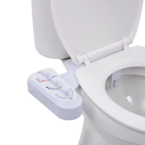 Bidet attachment white plastic - white,