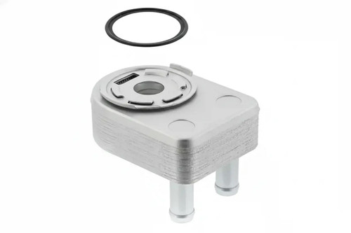 Engine oil cooler - , water-cooled