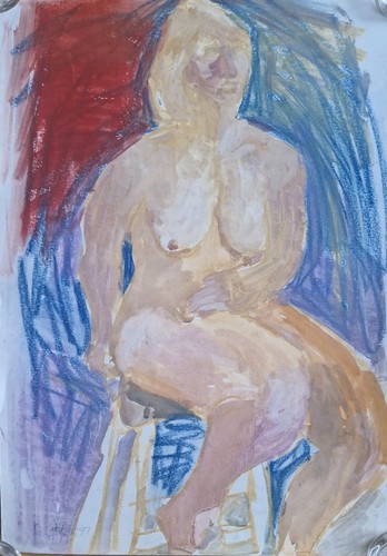 Nude female large figure