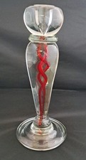 Murano Style Glass Vintage red