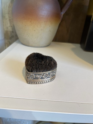 Antique silver pen nib - nib, brush